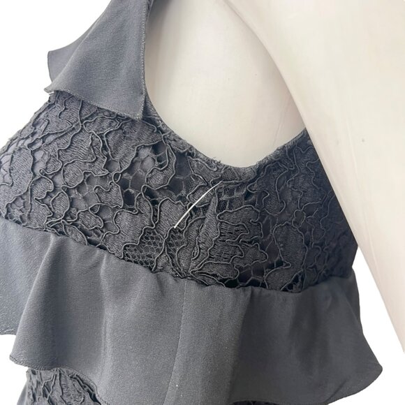 $2600 NWT Dolce&Gabbana Black Lace Embroidered Mini Dress size IT 38/2 - Picture 8 of 10
